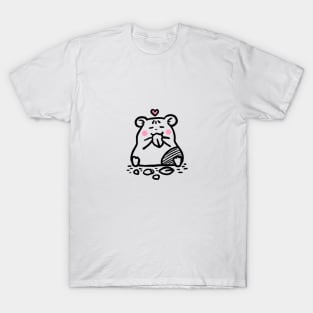 Hamster: Happy ( front ) T-Shirt